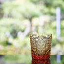 【江戸切子】菊繋ぎに籠目紋 オールドグラス | TABLEAU