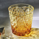 【江戸切子】菊繋ぎに籠目紋 オールドグラス | TABLEAU