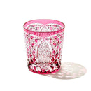 【江戸切子】菊繋ぎに籠目紋 オールドグラス | TABLEAU