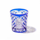 【江戸切子】菊繋ぎに籠目紋 オールドグラス | TABLEAU