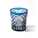 【江戸切子】菊繋ぎに籠目紋 オールドグラス | TABLEAU