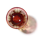 【江戸切子】菊繋ぎに籠目紋 オールドグラス | TABLEAU