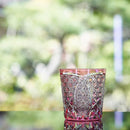 【江戸切子】菊繋ぎに籠目紋 オールドグラス | TABLEAU