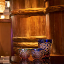 【江戸切子】菊繋ぎに籠目紋 ぐい呑 | TABLEAU