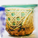 【江戸切子】菊繋ぎに籠目紋 ぐい呑 | TABLEAU