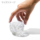 【江戸切子】菊繋ぎに籠目紋 ぐい呑 | TABLEAU