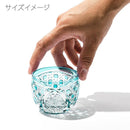 【江戸切子】菊繋ぎに籠目紋 ぐい呑 | TABLEAU