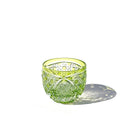 【江戸切子】菊繋ぎに籠目紋 ぐい呑 | TABLEAU