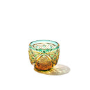 【江戸切子】菊繋ぎに籠目紋 ぐい呑 | TABLEAU