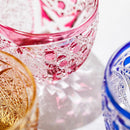 【江戸切子】菊繋ぎに籠目紋 ぐい呑 | TABLEAU