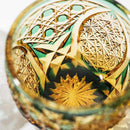 【江戸切子】菊繋ぎに籠目紋 ぐい呑 | TABLEAU