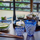 【江戸切子】菊繋ぎに籠目紋 ぐい呑 | TABLEAU