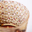 【江戸切子】富嶽三十六景「凱風快晴」「神奈川沖波裏」に菊籠目紋 オールドグラス | TABLEAU