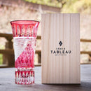 【江戸切子】富嶽三十六景 「凱風快晴」「神奈川沖浪裏」に福菱 花瓶 | TABLEAU