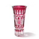 【江戸切子】富嶽三十六景 「凱風快晴」「神奈川沖浪裏」に福菱 花瓶 | TABLEAU