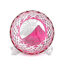 【江戸切子】富嶽三十六景「凱風快晴」「神奈川沖波裏」に福菱 飾皿 | TABLEAU