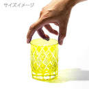 【江戸切子】矢来魚子紋 オールドグラス | TABLEAU