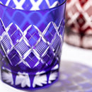 【江戸切子】矢来魚子紋 オールドグラス | TABLEAU