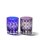 【江戸切子】矢来魚子紋 オールドグラスペア | TABLEAU