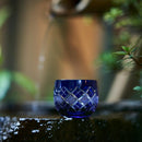 【江戸切子】矢来魚子紋 ぐい呑 | TABLEAU