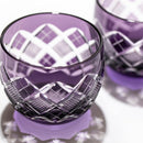 【江戸切子】矢来魚子紋 ぐい呑ペア | TABLEAU