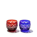 【江戸切子】矢来魚子紋 ぐい呑ペア | TABLEAU