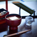 【江戸硝子】黒小紋「鹿の子」「三筋格子」「割付柄」 フリーカップ | TABLEAU