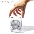 【江戸硝子】黒小紋「鹿の子」「割付柄」「麻ノ葉」「豆絞り」「七宝」「竹の節」 オールドグラス | TABLEAU