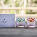 【彫刻 夢柄子】桜紋 オールドグラスペア | TABLEAU