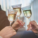 【彫刻 夢柄子】桜紋 ワイングラス | TABLEAU