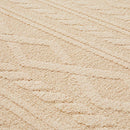 【ラグ】ケーブルニット柄 ナチュール | い草製品・カーペット | 萩原株式会社