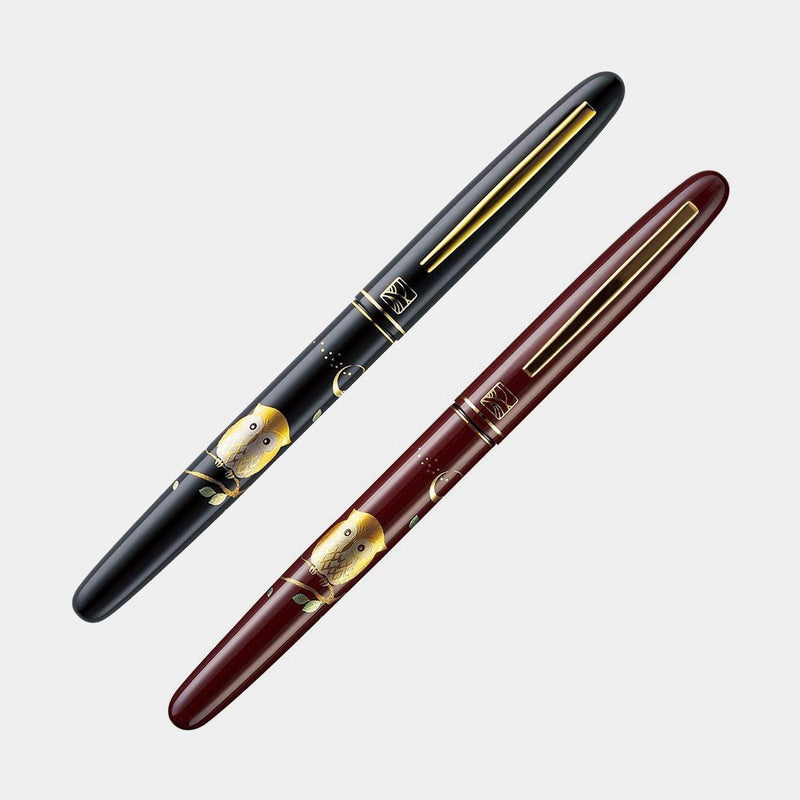 【くれ竹万年毛筆】蒔絵物語 ふくろう | 書道用品・筆ぺん | 呉竹