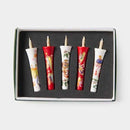 【キャンドル】2匁5本セット 宝尽くし (弐) | 和ろうそく | 中村ローソク