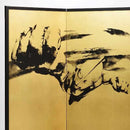 【屏風】ウルトラマン 富士山 (縁あり) | 本装屏風 - 水墨画 (大型配送料2,500円)