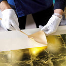 【プレート】おぼろ月 8寸 (漆) | 金沢箔 | 箔一