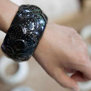 【有田焼】2016/ サスキア ディーツ ブレスレット ドレーク カフ NO2 (ブラック マット)