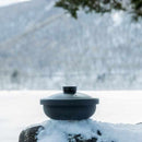 【炭鍋 IH対応】楽ごころ 小 直火・IH両用 日本製 遠赤外線効果で旨味凝縮