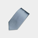 【ネクタイ】シルバー 雅 33匁シルクサテン | 郡内織物 | 富士桜工房