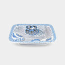 【古伊万里焼】林九郎窯 絞り 長角プレート ai