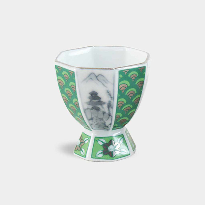 【古伊万里焼】林九郎窯 朧 盃 moegi