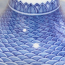 【酒器セット】二口燗瓶&台付盃 (2ヶ)平戸青海波 | 三川内焼 | 平戸松山窯