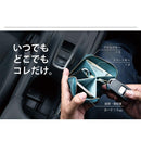 【本革キーケース】SMART MOVE! -type1 | アナログキーポケットタイプ- Alley Black (路地入ル) | RAKUKEI