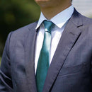 【ネクタイ】セラドングリーン 雅 33匁シルクサテン | 郡内織物 | 富士桜工房