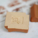 【石州瓦】丸惣 箸置き 梅 3個