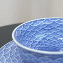 【酒器セット】二口燗瓶&台付盃 (2ヶ)平戸青海波 | 三川内焼 | 平戸松山窯