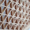 【ライト】乱れ組子 行燈 麻の葉 | 組子 (大型配送料2,500円)