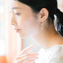 【ピアス】ありがとう ゴールド (K10) 片耳 | ひらがなアクセサリー | SAORI KUNIHIRO