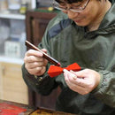 【高岡漆器-西陣織】CONCERTO 漆 蝶ネクタイ (九曜紋)