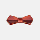 【高岡漆器-西陣織】CONCERTO 漆 蝶ネクタイ (白檀)