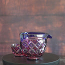 【お猪口】二重被せ (金赤-瑠璃) おちょこ | 薩摩切子 | satuma